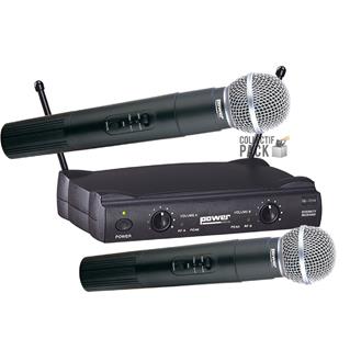 Système microphone sans fil serre-tête AMC iLive2 Headset Noir, 32 canaux  sélectionnables