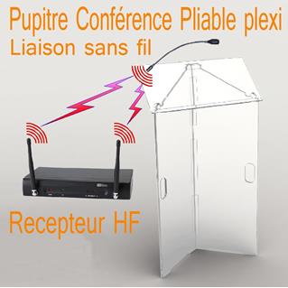 Pupitre Conference Pliable HF