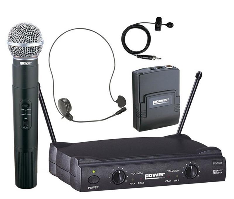 Porte voix de 10W avec microphone serre tête et microphone cravate