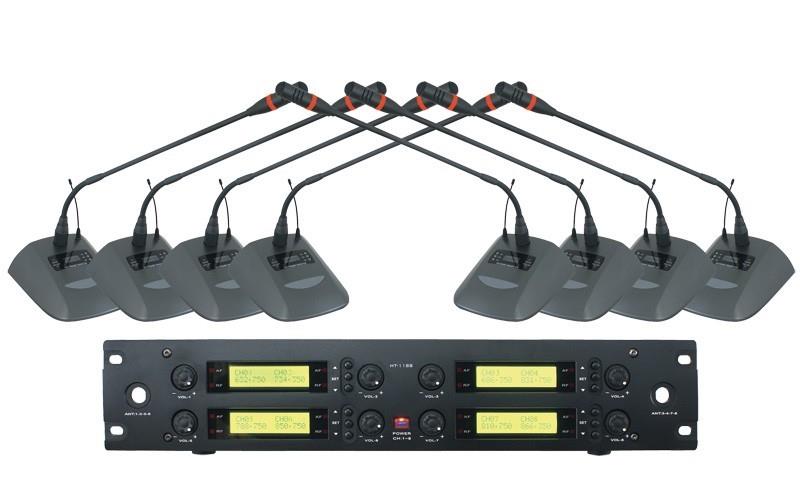 Système de microphone sans fil UHF - 8 canaux